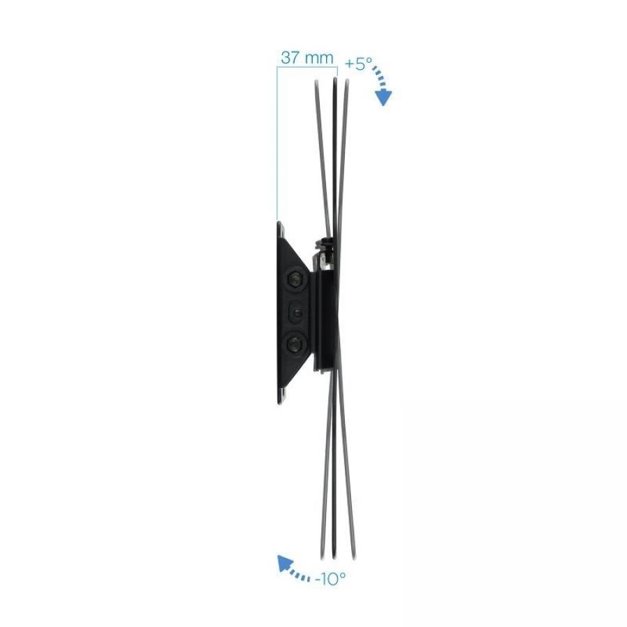 Soporte de Pared Fijo Inclinable TooQ LP1342T-B para TV de 23-42'/ hasta 35kg