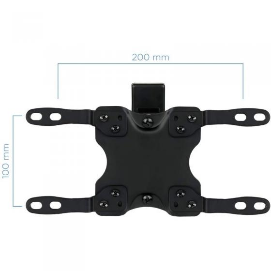Soporte de Pared Orientable / Inclinable TooQ LP2142TNL-B para TV de 13-42'/ hasta 20kg