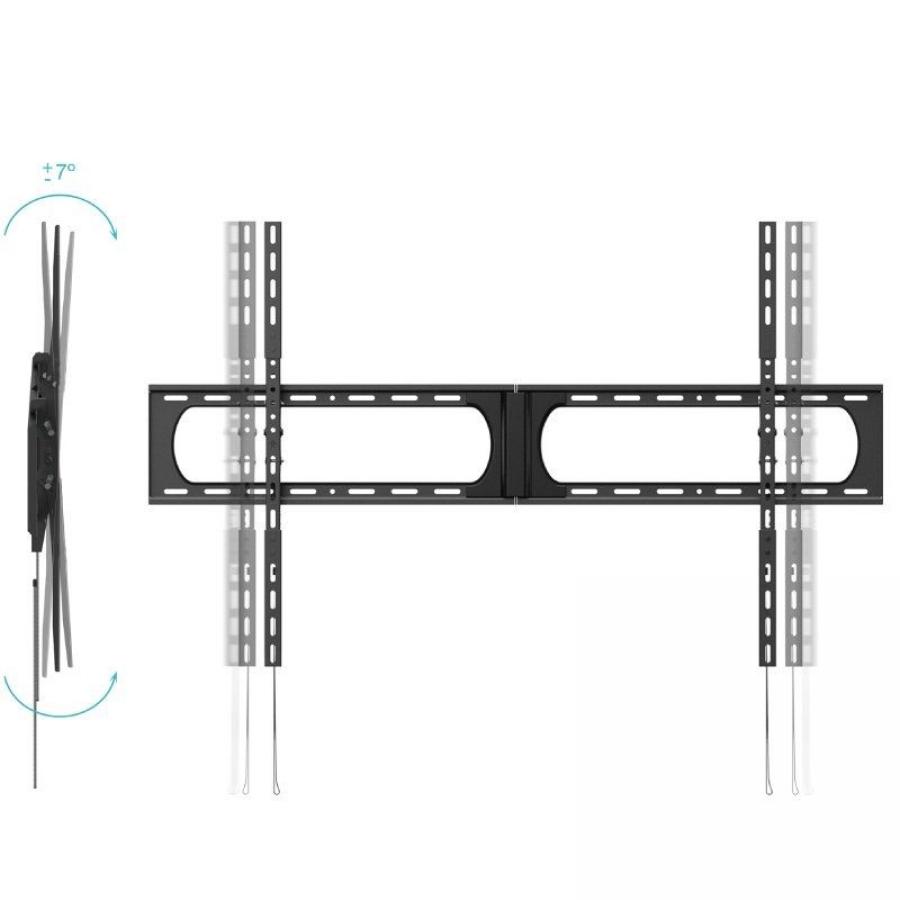 Soporte de Pared Inclinable TooQ LP37140T-B para TV de 37-140'/ hasta 125kg