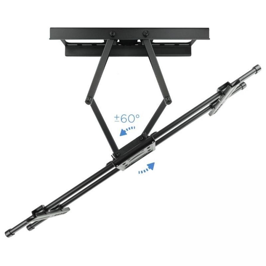 Soporte de Pared Giratorio/ Inclinable/ Nivelable TooQ LP3790TN-B para TV de 43-90'/ hasta 75kg