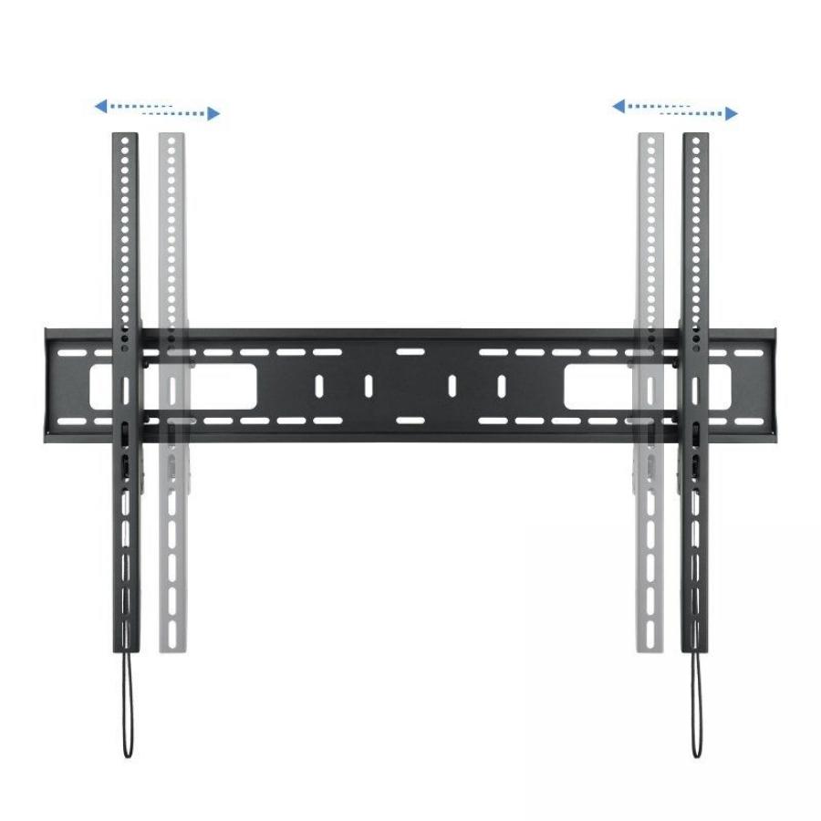 Soporte de Pared Fijo Inclinable TooQ LP42100T-B para TV de 60-100'/ hasta 75kg