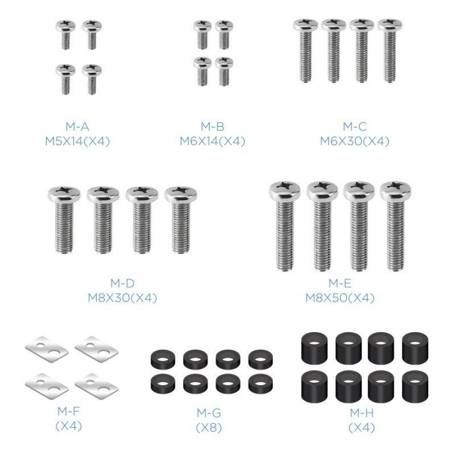 Soporte de Pared Fijo Inclinable TooQ LP42130T-B para TV de 60-100'/ hasta 130kg