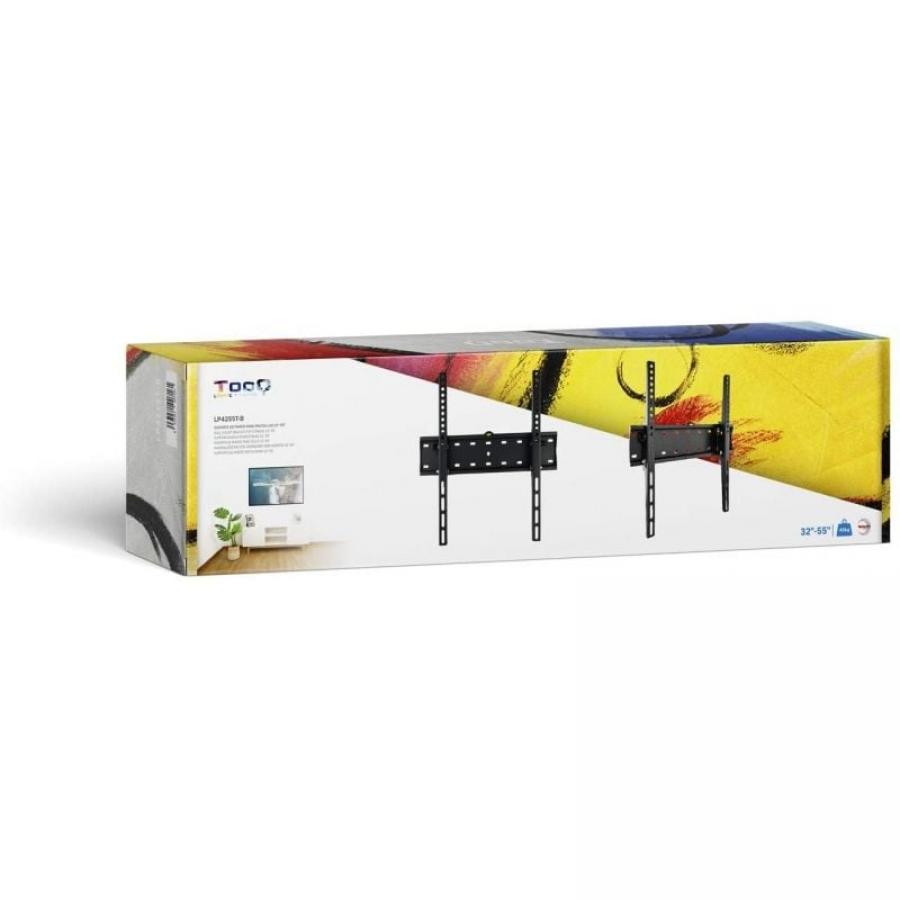 Soporte de Pared Fijo / Inclinable TooQ LP4255T-B para TV de 32-55'/ hasta 40kg