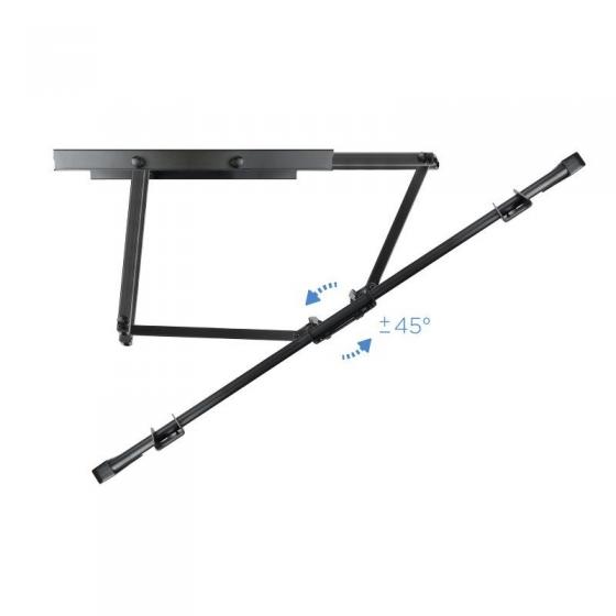 Soporte de Pared Giratorio/ Inclinable/ Nivelable TooQ LP75100TN-B para TV de 60-100'/ hasta 80kg