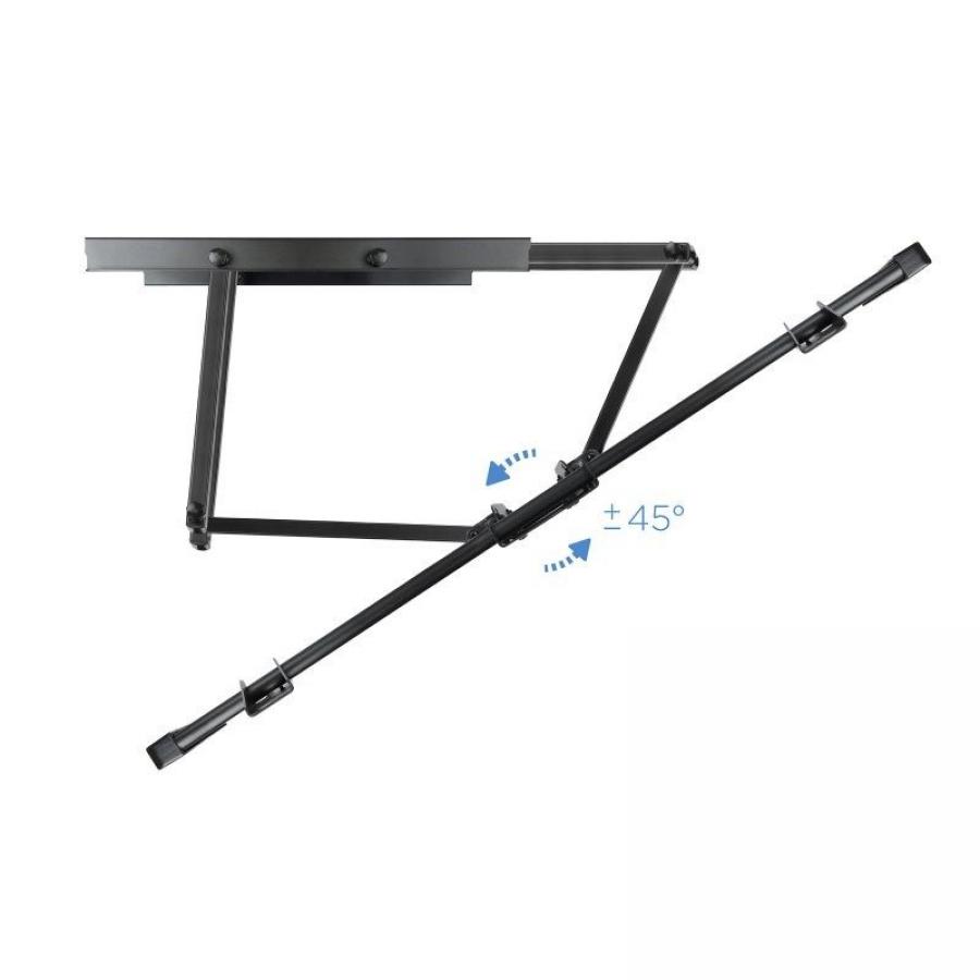 Soporte de Pared Giratorio/ Inclinable/ Nivelable TooQ LP75100TN-B para TV de 60-100'/ hasta 80kg