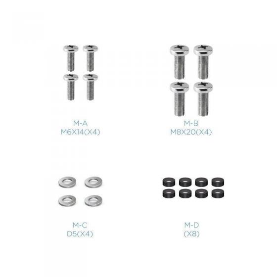Soporte VESA 200x200 TooQ VMA0200-B/ hasta 30kg