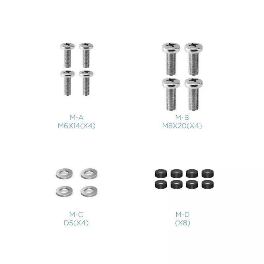 Soporte VESA 200x200 TooQ VMA0200-B/ hasta 30kg