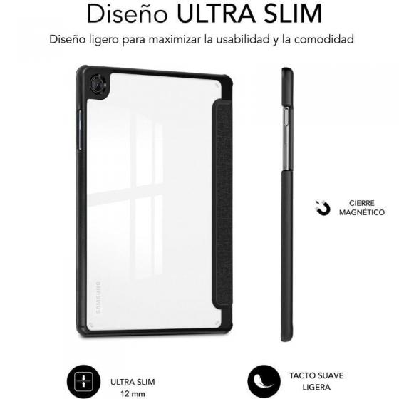 Funda Subblim Clear Shock Case para Samsung A11+/ Negra