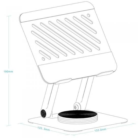 Soporte para Tablet TooQ PH-NARVI-G/ Gris