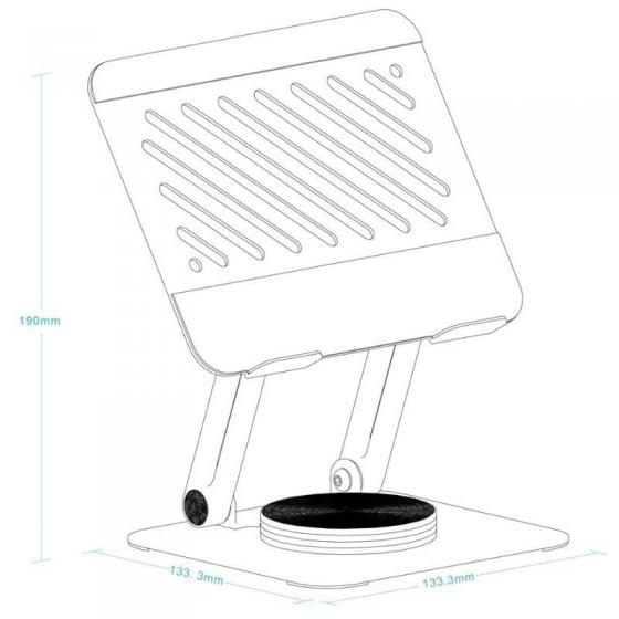 Soporte para Tablet TooQ PH-NARVI-S/ Plata