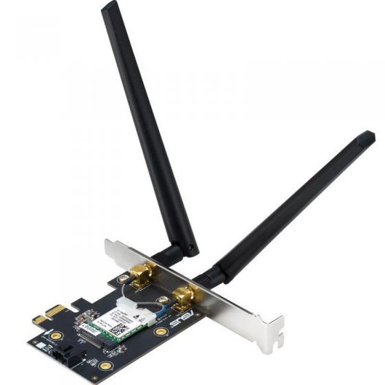 Tarjeta de Red Inalámbrica-PCI Express Asus PCE-BE6500/ 6500Mbps/ 2.4/5/6GHz