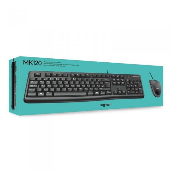 Teclado y Ratón Logitech Desktop MK120