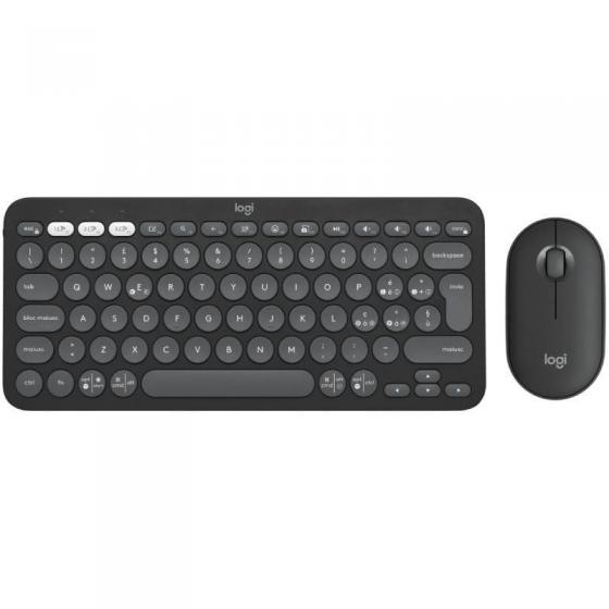 Teclado y Ratón Inalámbricos Logitech Pebble 2 Combo