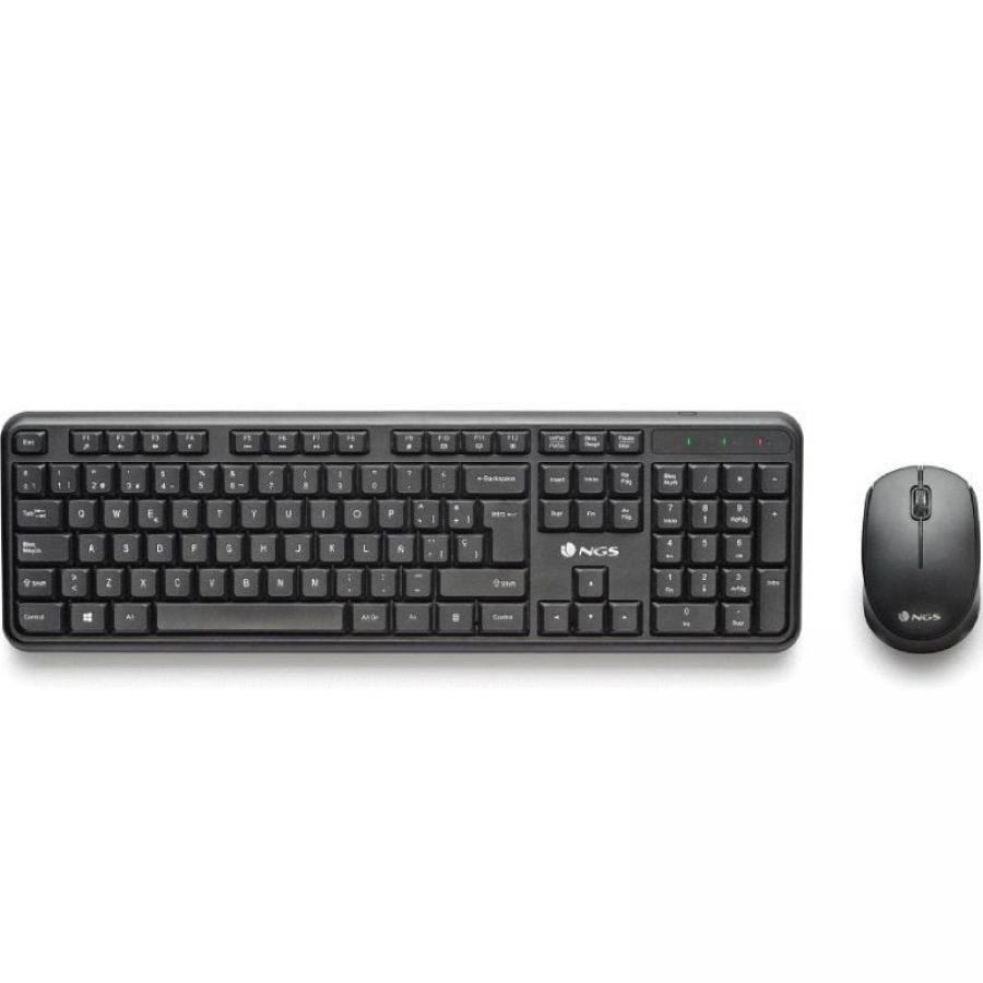 Teclado y Ratón Inalámbricos NGS Harmony Kit