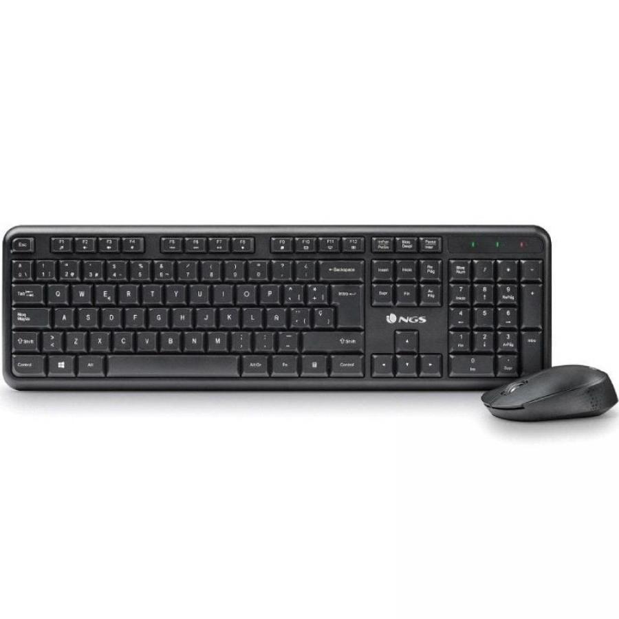 Teclado y Ratón Inalámbricos NGS Harmony Kit