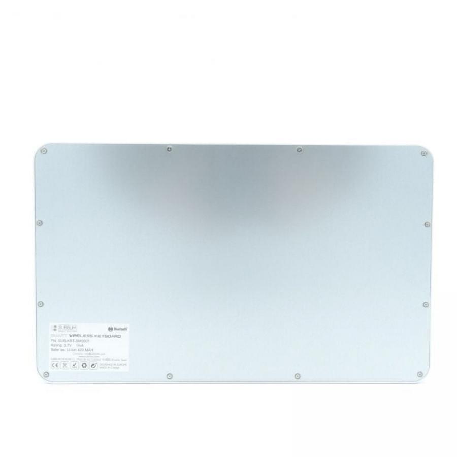 Teclado Compacto Inalámbrico por Bluetooth Subblim Smart/ Plata