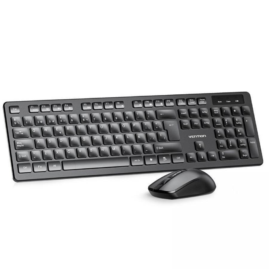Teclado y Ratón Inalámbricos Vention Combo KTDB0-ES