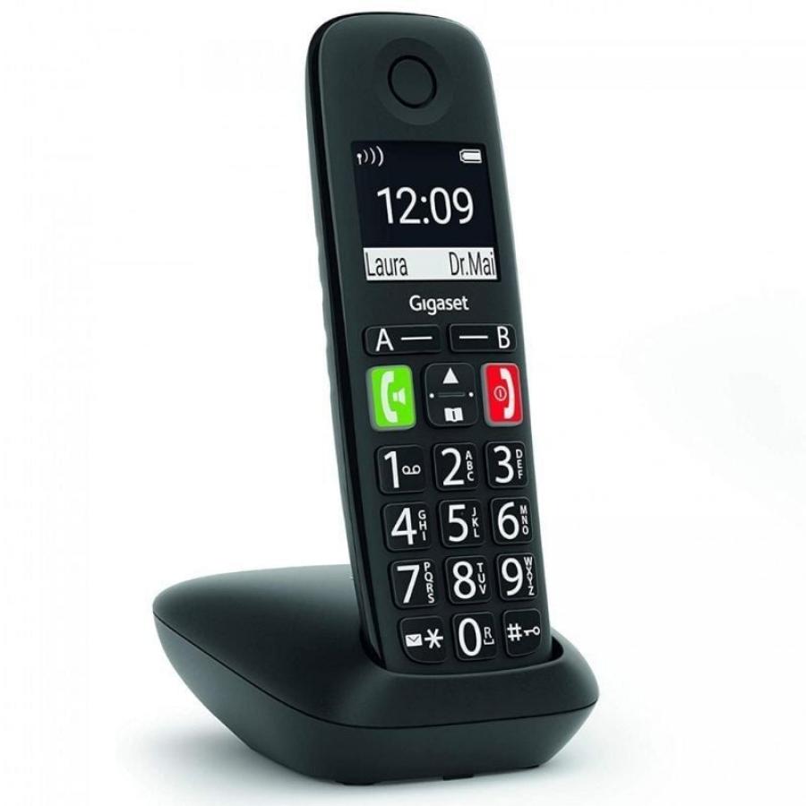 Teléfono Inalámbrico Gigaset E290/ Negro