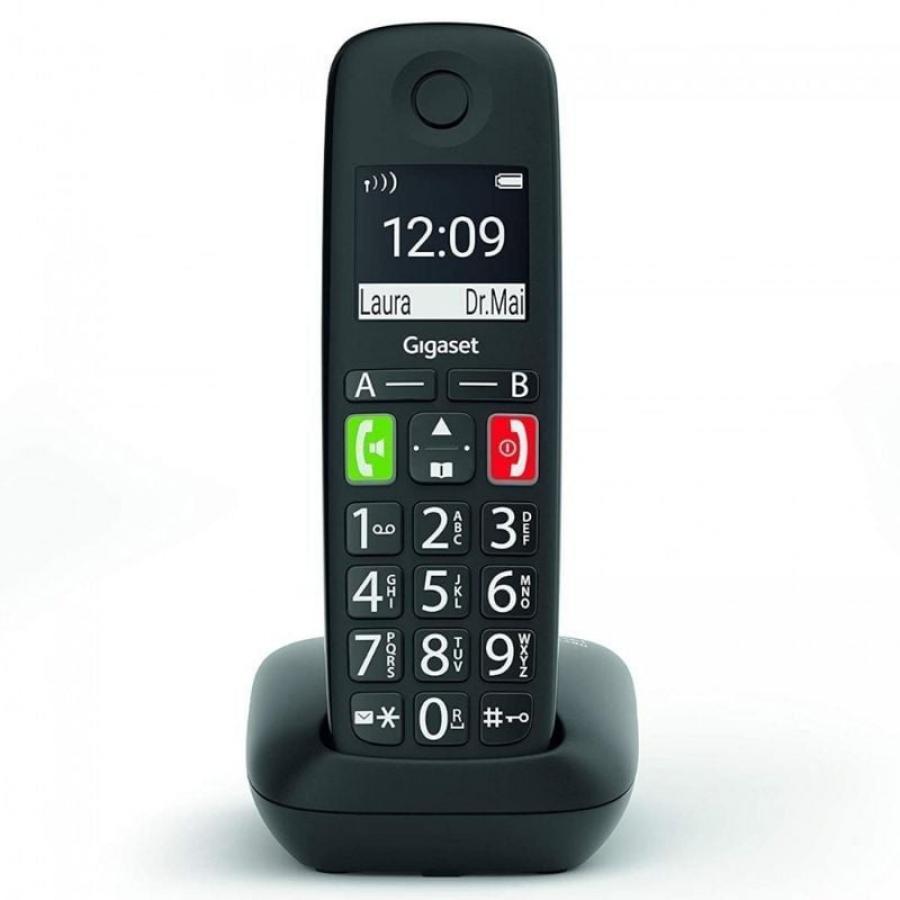Teléfono Inalámbrico Gigaset E290/ Pack DUO/ Negro