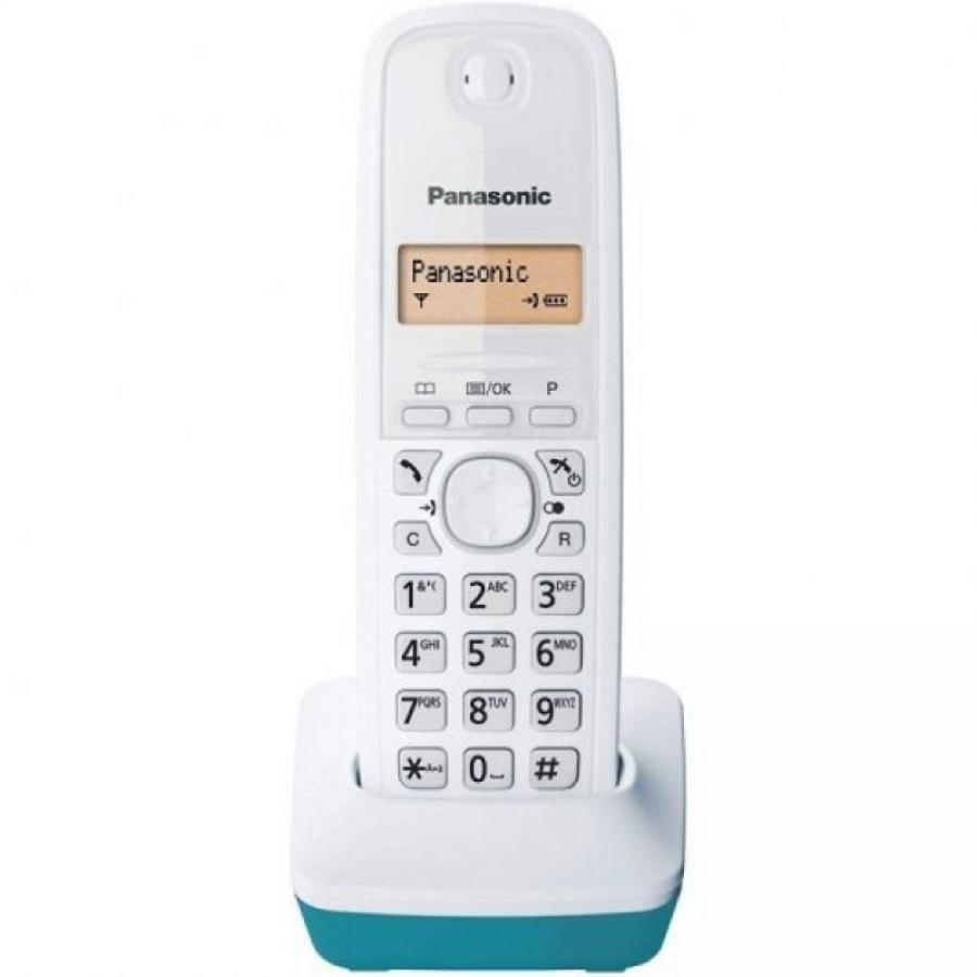 Teléfono Inalámbrico Panasonic KX-TG1611/ Blanco/ Azul
