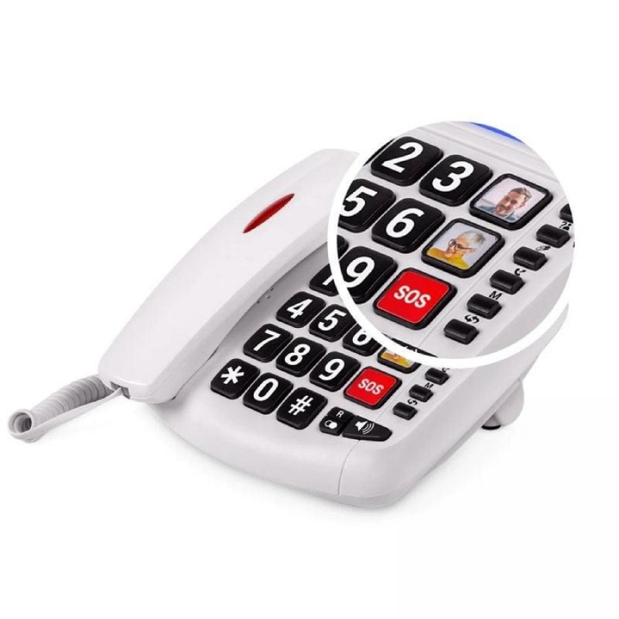 Teléfono SPC Comfort Volume 2/ Blanco