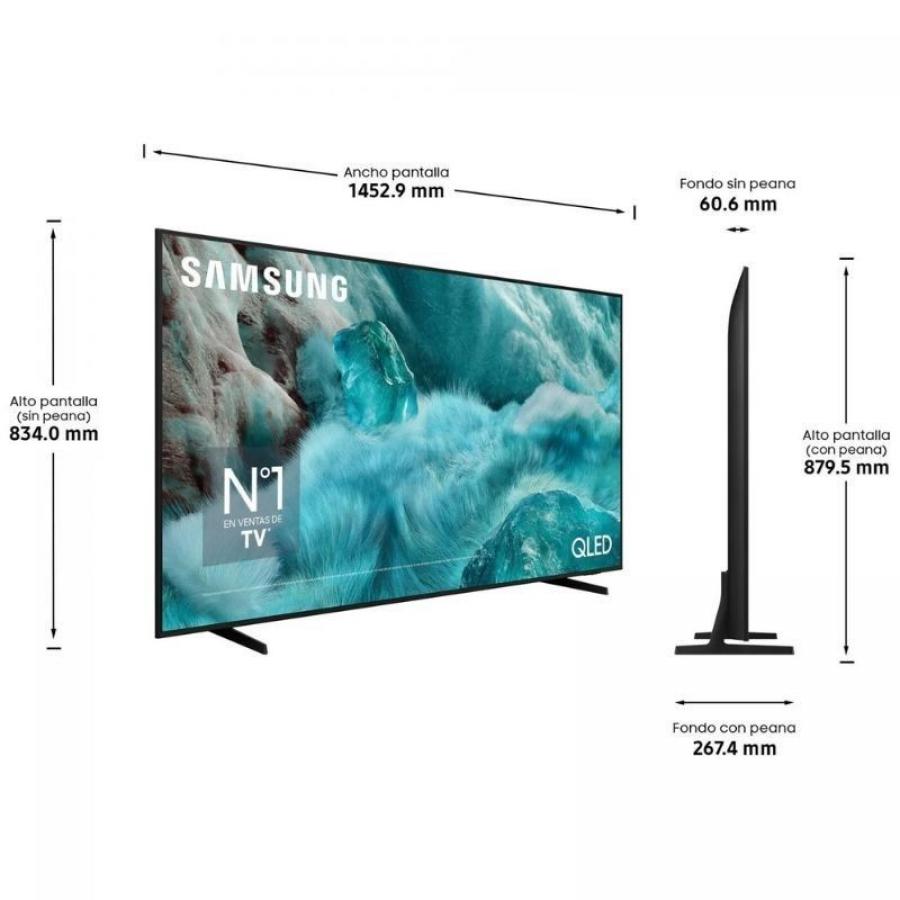 Televisor Samsung QLED Q7F4 TQ65Q7F4AU 65'/ Ultra HD 4K/ Smart TV/ WiFi