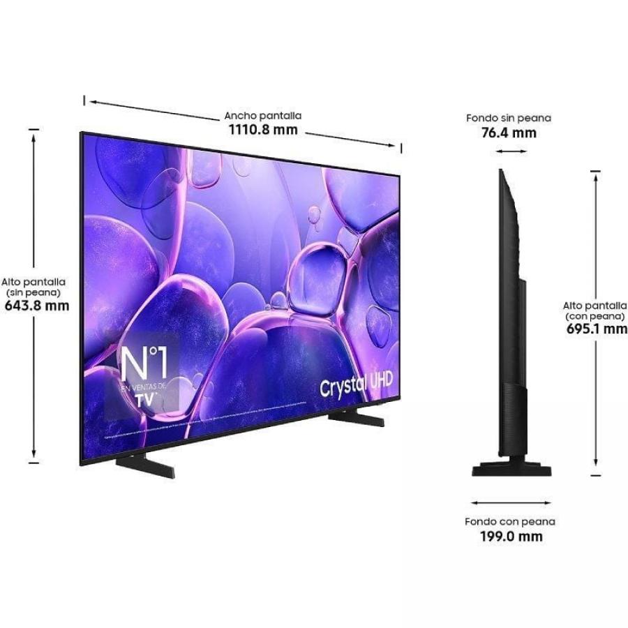 Televisor Samsung LED Crystal UHD TU50U8005FU 50'/ Ultra HD 4K/ Smart TV/ WiFi