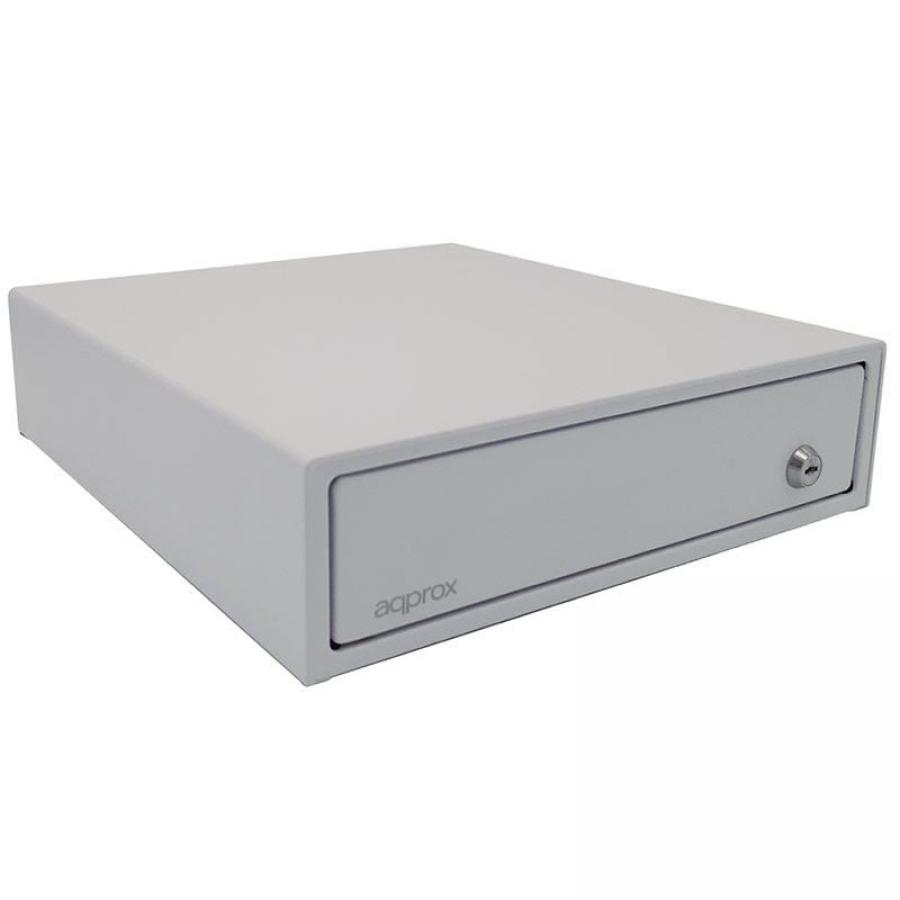 Cajón Portamonedas Approx appCASH33WH/ Manual y Automático/ Blanco
