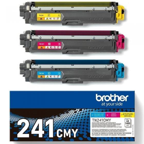Tóner Original Brother TN241CMY Multipack Cian Magenta Amarillo