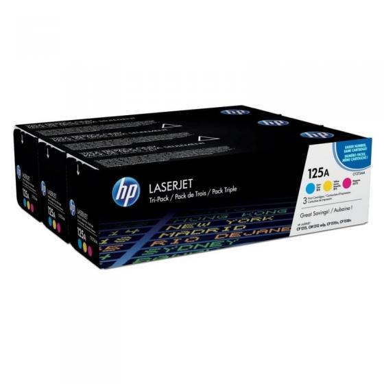 Tóner Original HP nº125A Multipack/ Cian/ Magenta/ Amarillo