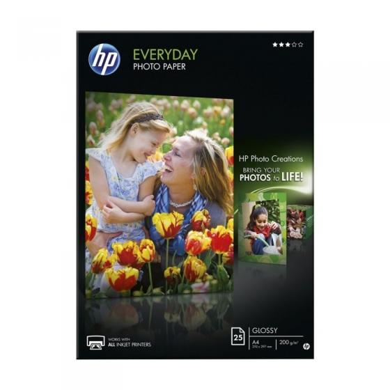 Papel HP Fotográfico HP Everyday/ DIN A4/ 200g/ 25 Hojas - Imagen 1