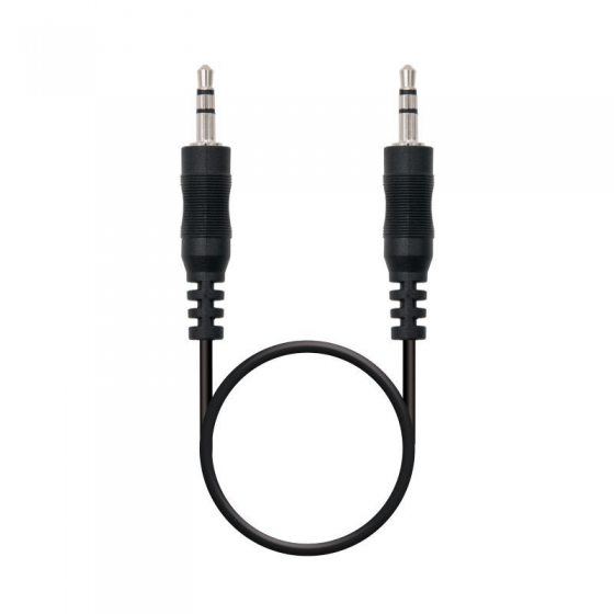 Cable Estéreo Nanocable 10.24.0101/ Jack 3.5 Macho - Jack 3.5 Macho/ 1.5m