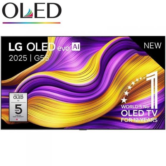 Televisor LG OLED Evo AI G5 OLED65G55LW 65'/ Ultra HD 4K/ Smart TV/ WiFi