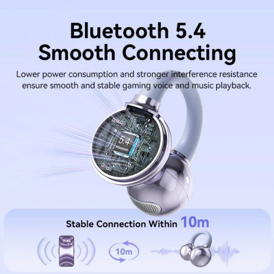Auriculares Bluetooth Vention Echo Clip A11 Pro con estuche de carga/ Autonomía 6h/ Blancos