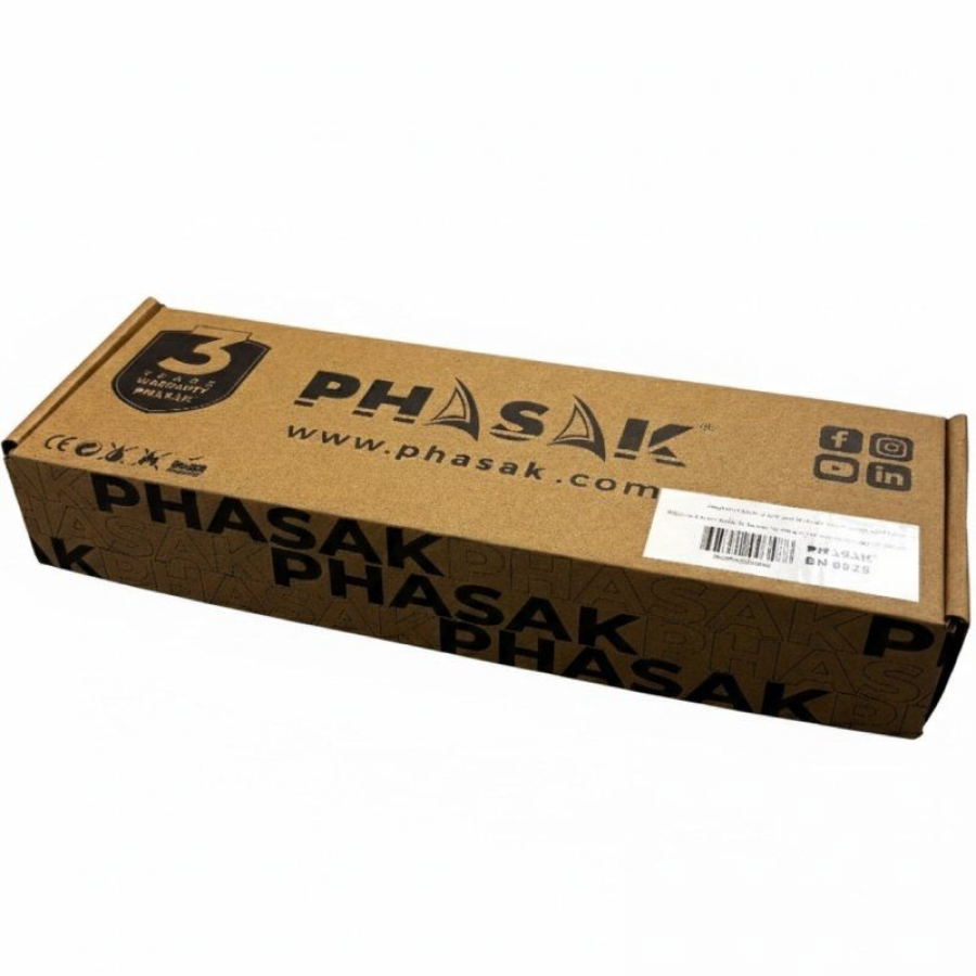 Regleta con Interruptor Phasak BN 0825/ 5 Tomas de Corriente/ Cable 1.8m/ Azul