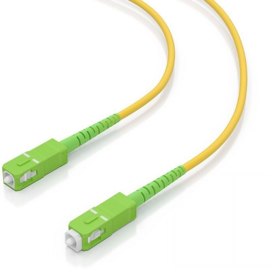 Cable de Fibra Óptica G657A2 3.0 9/125 SMF Aisens A152-0981/ LSZH/ 3m/ Amarillo