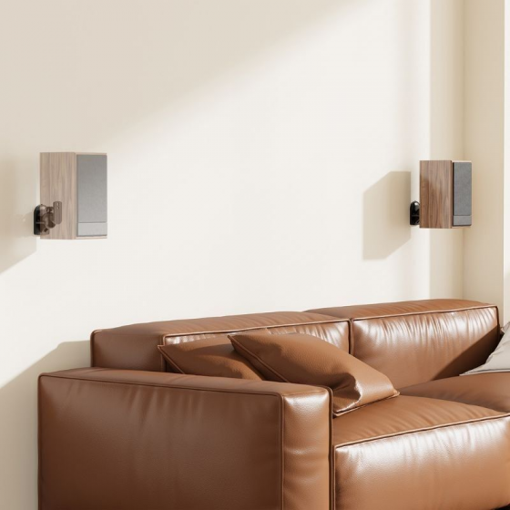 Soporte de Pared Giratorio/ Inclinable Aisens SPK06U-423 para Altavoces/ hasta 3.5kg