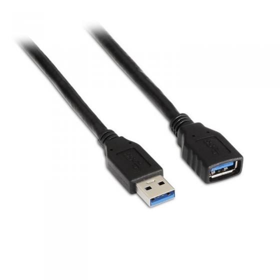 Cable Alargador USB 3.0 Aisens 105-0041 USB Macho - USB Hembra 1m Negro