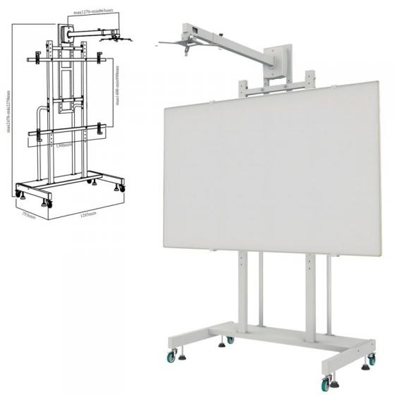Soporte para Pizarra Interactiva Approx appIBSTD 80-120'