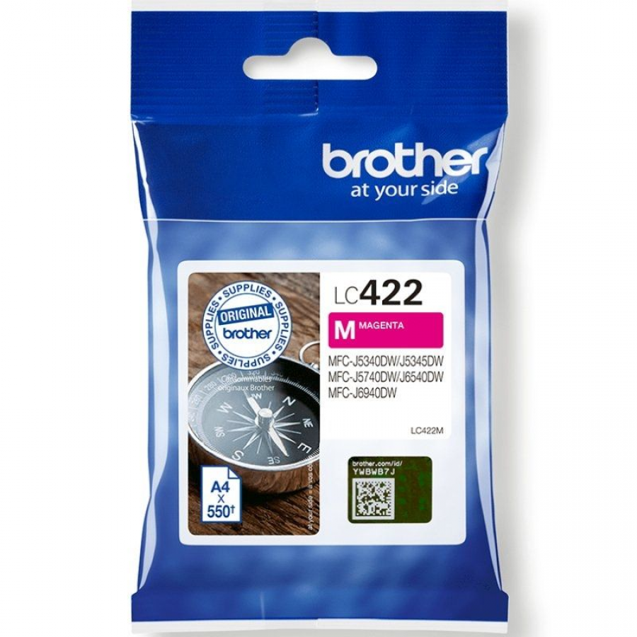 Cartucho de Tinta Original Brother LC-422/ Magenta