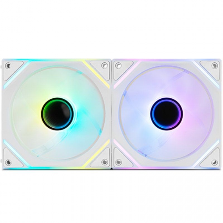 Pack 3 Ventiladores Nox Pro Link/ ARGB/ 12cm/ Blancos