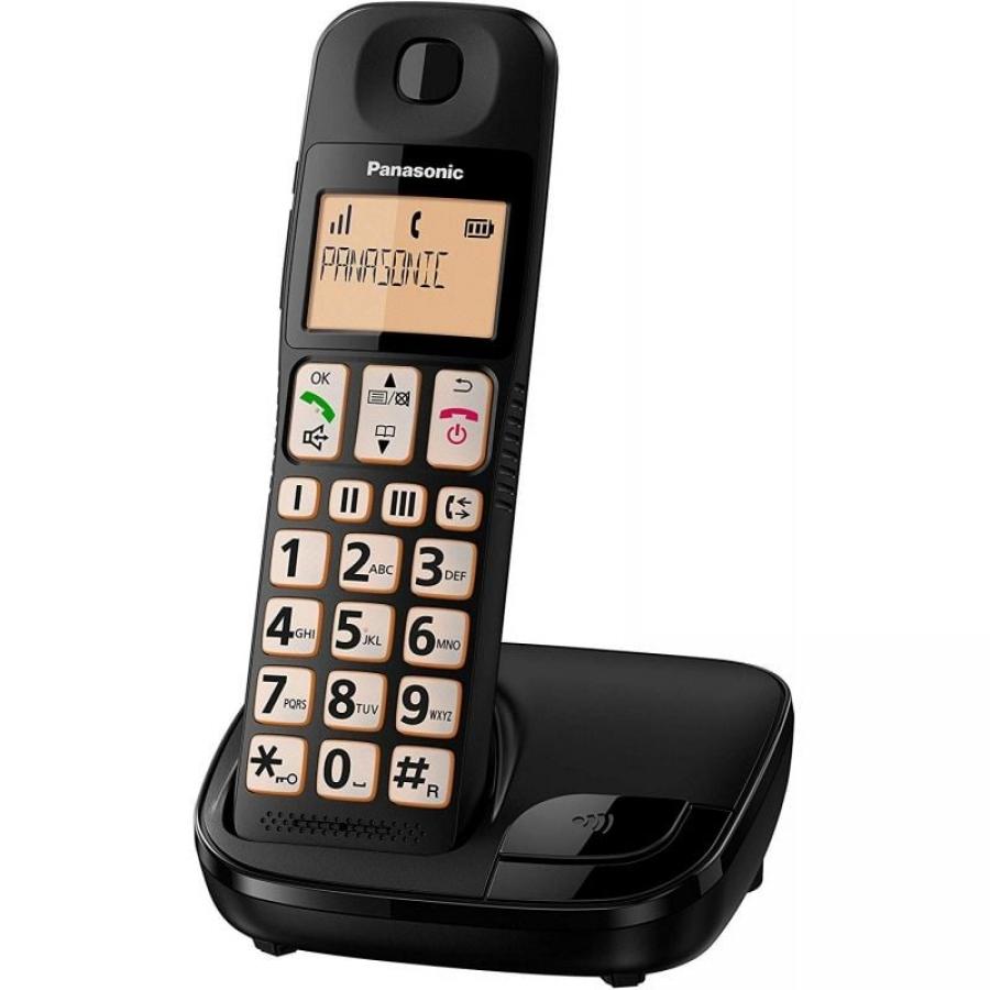 Teléfono Inalámbrico Panasonic KX-TGE310SP/ Negro