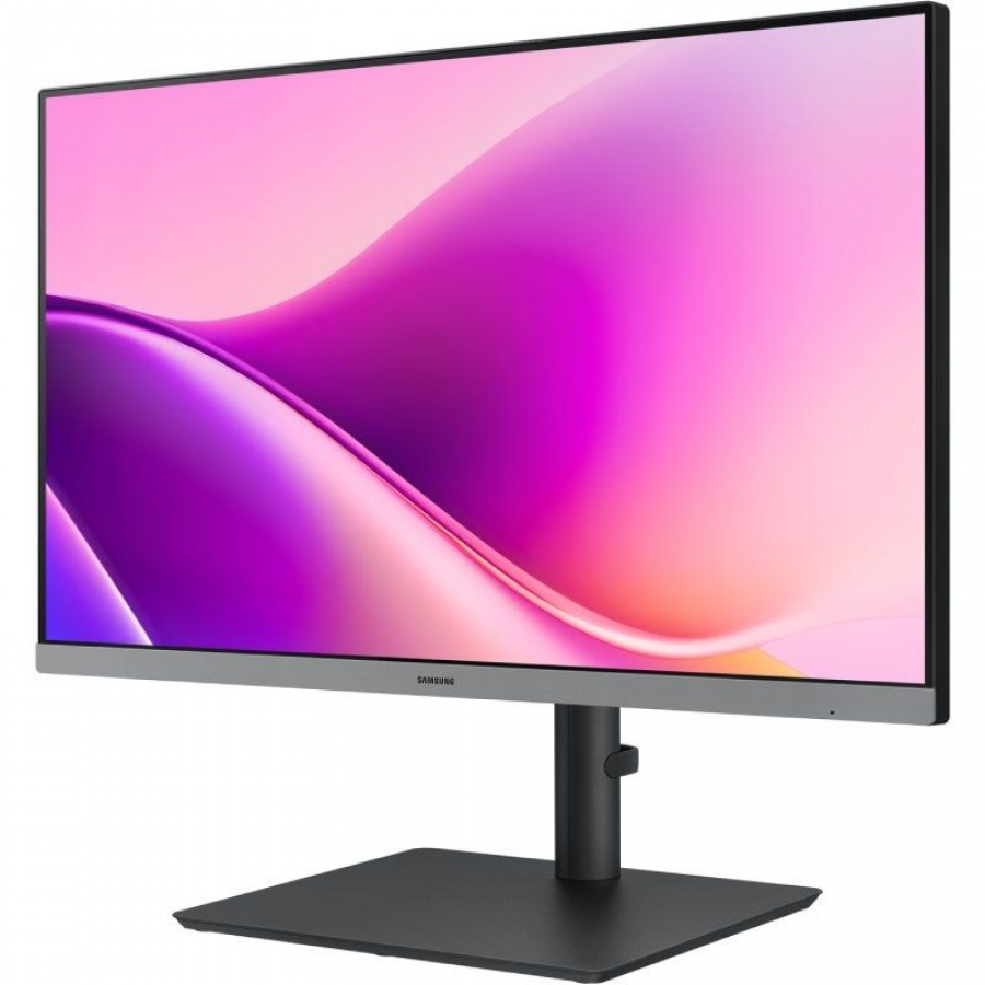 Monitor Profesional Samsung Essential Monitor S4 S43UF S24F434UAU/ 24'/ Full HD/ Regulable en altura/ Negro