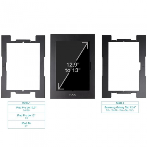 Marco Antirrobo para Tablet TooQ TQATTE2601-M-B/ Negro