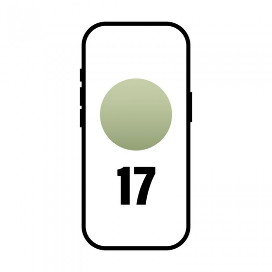 Smartphone Apple iPhone 17 512GB/ 6.3'/ 5G/ Verde salvia
