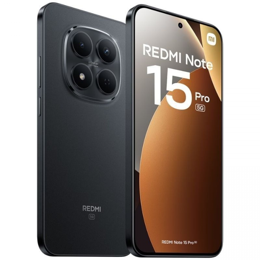 Smartphone Xiaomi Redmi Note 15 Pro 8GB/ 512GB/ 6.83'/ 5G/ Negro