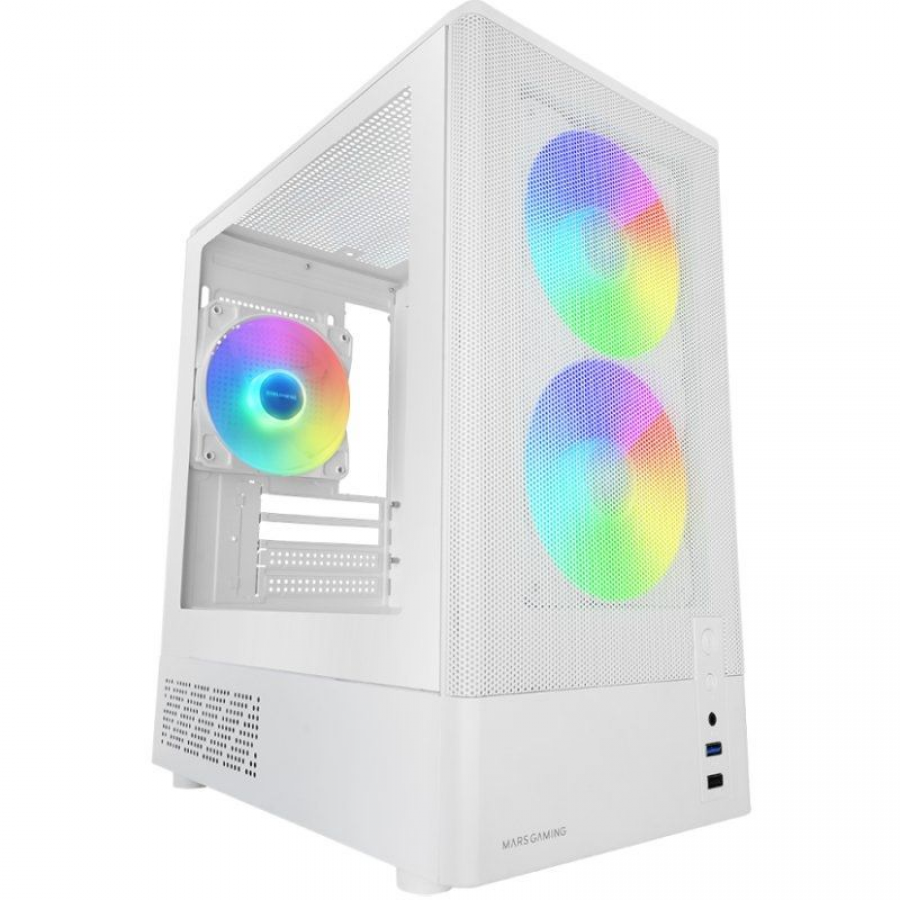 Caja Gaming Minitorre Mars Gaming MC-ONYX/ Blanca