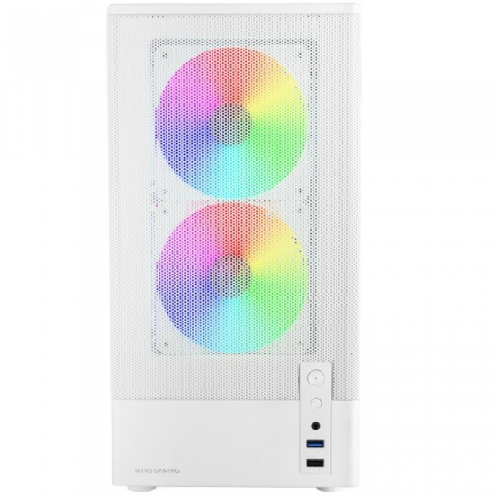 Caja Gaming Minitorre Mars Gaming MC-ONYX/ Blanca
