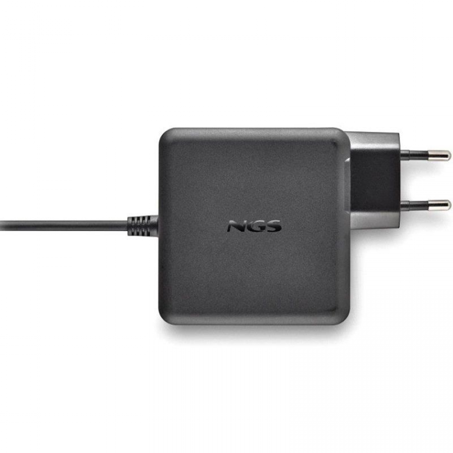 Cargador de Portátil NGS GAN 65W-C USB Tipo-C/ 65W/ Automático/ Voltaje 5-20V