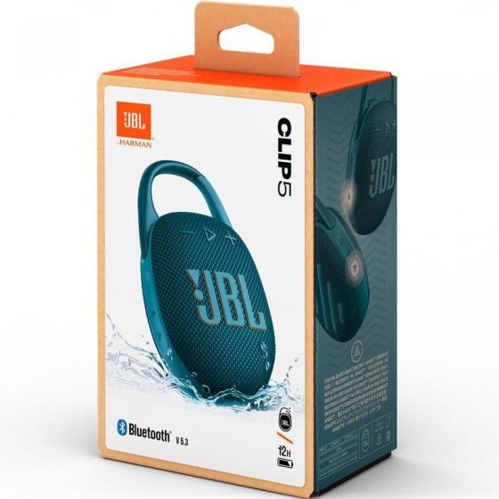 Altavoz con Bluetooth JBL Clip 5/ 7W/ 1.0/ Azul